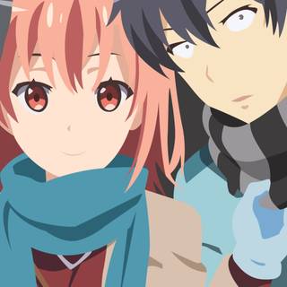 Oregairu phone wallpaper