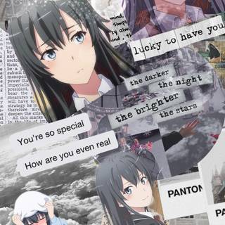 Oregairu phone wallpaper