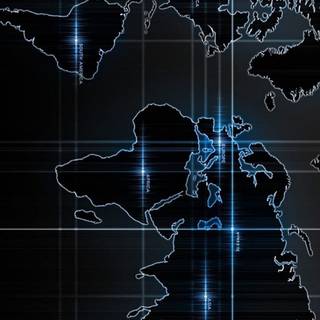 World map phone wallpaper