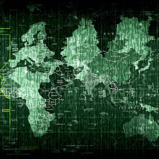 World map phone wallpaper