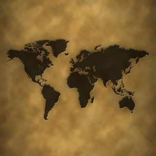 World map phone wallpaper