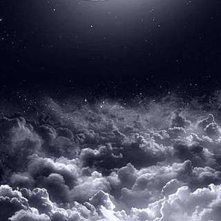 iPhone half moon wallpaper