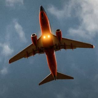 Phone plane wallpaper