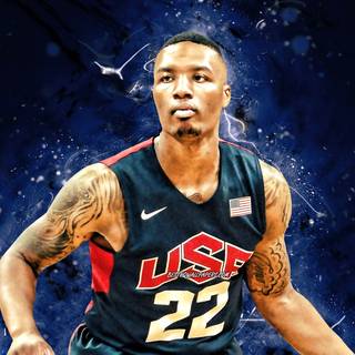 Damian Lillard 4k wallpaper