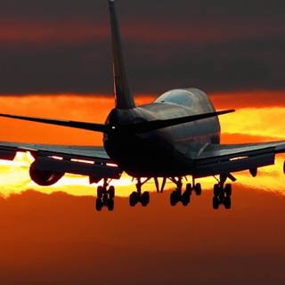 Phone plane wallpaper