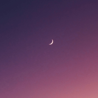 iPhone half moon wallpaper