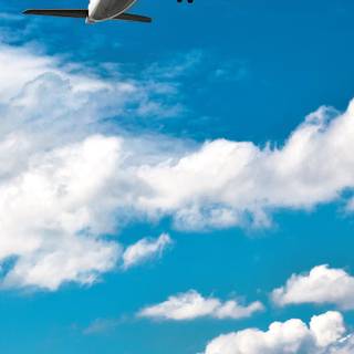 Phone plane wallpaper