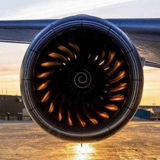 Phone plane wallpaper