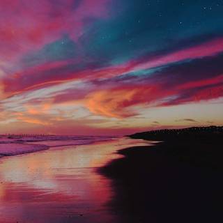 iPhone half moon wallpaper