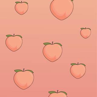 Peach iPhone wallpaper