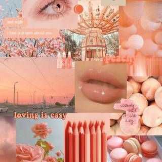 Peach iPhone wallpaper