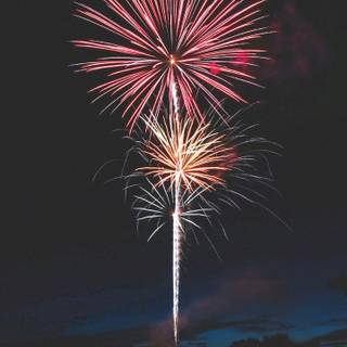 Fireworks iPhone wallpaper