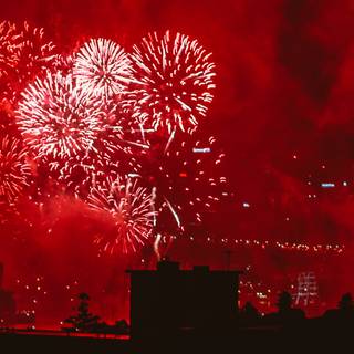 Fireworks iPhone wallpaper