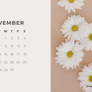 November 2023 calendar wallpaper