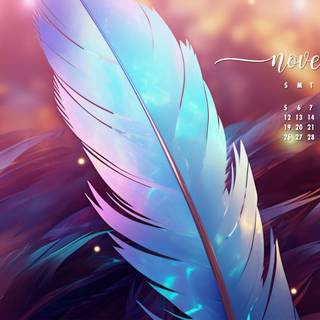 November 2023 calendar wallpaper