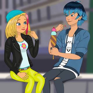 Lukadrinette wallpaper