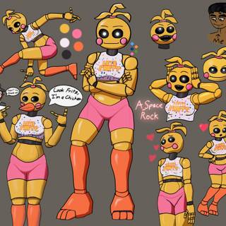Love Taste Toy Chica wallpaper