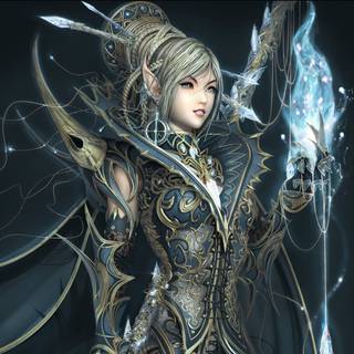 Elf warrior wallpaper