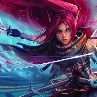 Elf warrior wallpaper