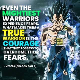 Vegeta motivation wallpaper