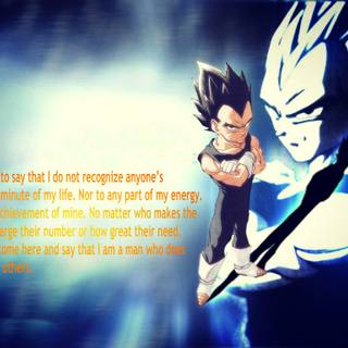 Vegeta motivation wallpaper