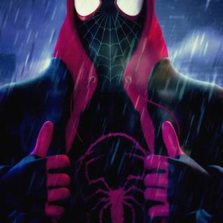 Spider-Man Miles Morales iPhone wallpaper