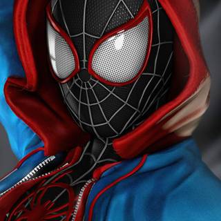 Spider-Man Miles Morales iPhone wallpaper
