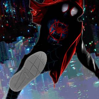 Spider-Man Miles Morales iPhone wallpaper