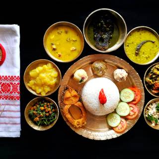 Traditional food wallpaper