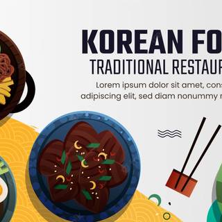 Food banner wallpaper