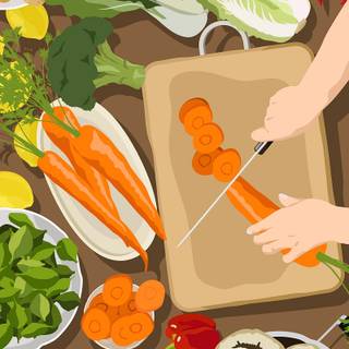 Healthy diet wallpaper