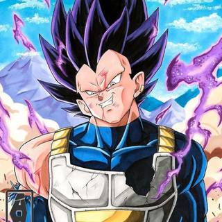 Ultra Ego Vegeta iPhone wallpaper