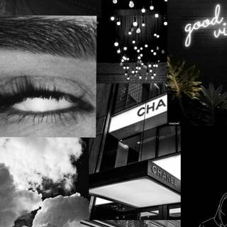 Aesthetic iPhone 11 black wallpaper