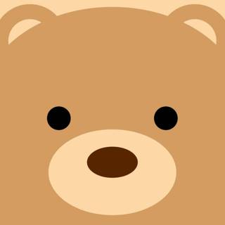 iPhone cute bear wallpaper