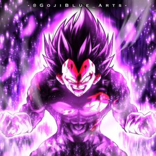 Purple Vegeta wallpaper
