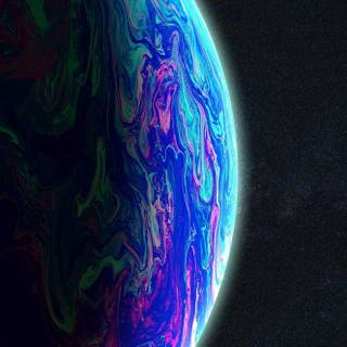 iPhone XS Earth wallpaper