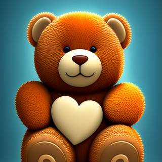 iPhone cute bear wallpaper