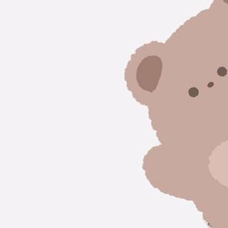 iPhone cute bear wallpaper