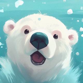iPhone cute bear wallpaper