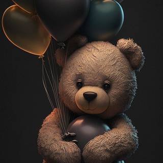 iPhone cute bear wallpaper