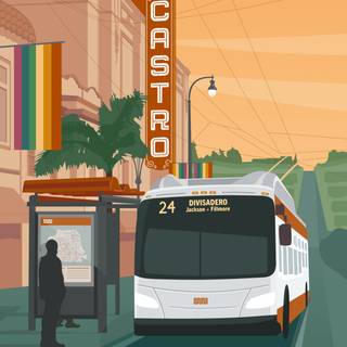 Public transport wallpaper