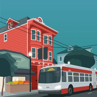 Public transport wallpaper