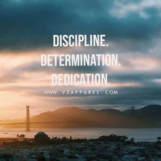 Descipline wallpaper