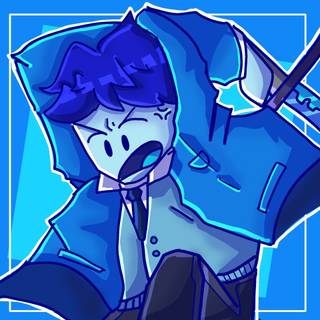 Emo Roblox boy and girl wallpaper