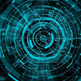 Tech art wallpaper