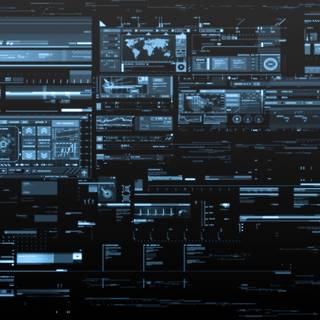 Tech art wallpaper
