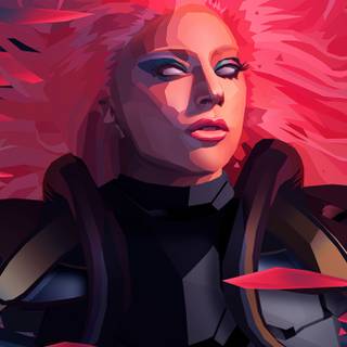Lady Gaga iPhone wallpaper