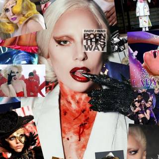 Lady Gaga iPhone wallpaper