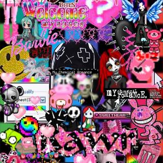 Weirdcore phone wallpaper