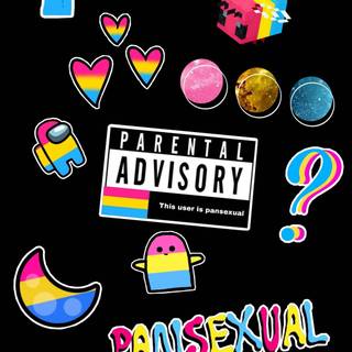 Pansexual phone wallpaper